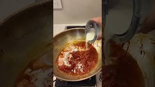 Rigatoni Alla Vodka  Anniversary Dinner Pt 2 italianfood pasta easyrecipe italianrecipes [upl. by Hersh]