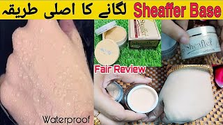 Parlour Secret SHEAFFER Bridal amp Party Base  100 Waterproof  شیفر بیس کو لگانے کا صحیح طریقہ [upl. by Suedaht]