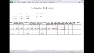 Tax Deduction Card Ireland [upl. by Press]