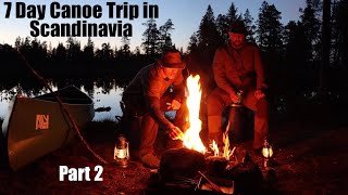 7 Day Wilderness Canoe Trip  Part 2 Rogen Naturreservat Sweden Hammock Wild Camp Fishing [upl. by Akerley]