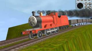 Thomas TrainzJames Down Hill [upl. by Malachy]