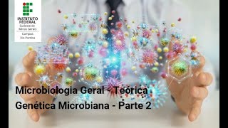 MIcrobiologia Geral  Teórica Genética Microbiana  Parte II [upl. by Atirehc]