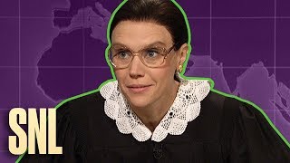 Weekend Update Rewind Ruth Bader Ginsburg Part 2 of 2  SNL [upl. by Haerdna862]