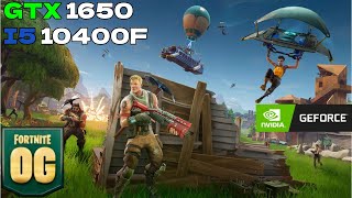 GTX 1650  FORTNITE OG  1440p LOW SETTINGS [upl. by Nnadroj]