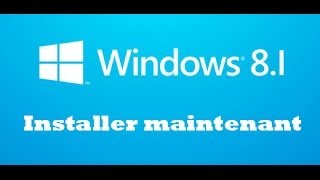 Comment installer Windows 8  Windows 81 de A à Z tuto Vidéo [upl. by Morell]