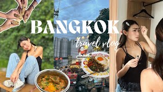 BANGKOK TRAVEL VLOG 🇹🇭｜best local food weekend market shopping haul [upl. by Yedorb295]