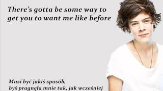 One Direction  Nobody Compares  tekst  tłumaczenie pl [upl. by Cynth]