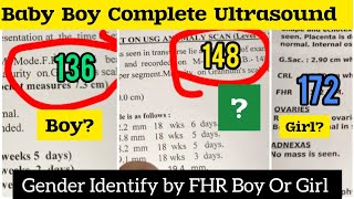 Ultrasound Showing Baby Boy  All Pregnancy Ultrasound Reports Fhr Of Baby Boy babyboyscan [upl. by Lyrpa11]