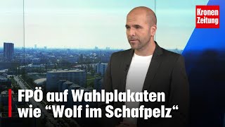 Wahlplakate “Moderne Höhlenmalerei” und “Wolf im Schafpelz”  kronetv NACHGEFRAGT [upl. by Albright]