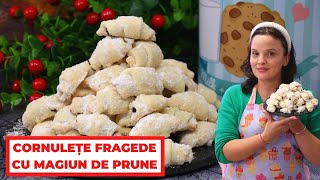 CORNULETE FRAGEDE CU MAGIUN DE PRUNE  SZILVAIZ  Anyta Cooking [upl. by Fulviah]