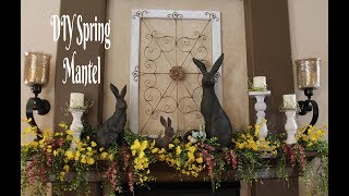 Spring Mantel Decorating and a Big Thank You [upl. by Annig50]