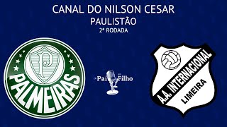 PALMEIRAS x INTER DE LIMEIRA  PAULISTÃO  2ª RODADA  AO VIVO [upl. by Donall957]