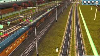 Trainz 2010 МоскваРигаМосква экспресс поездвымышленный [upl. by Hsirk937]