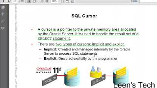 Beginner to Expert PLSQL 11g Tutorial in Bangla Fundamentals L4 P3  Introducing SQL cursors [upl. by Merth918]