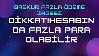 Bağkur Fazla Ödeme İadesi EDevlet amp Kolayca Başvur [upl. by Dier]