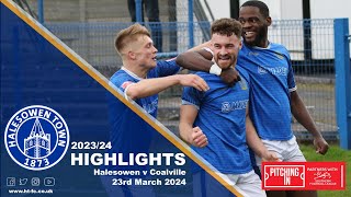 HIGHLIGHTS  Halesowen v Coalville 230324 [upl. by Meda]