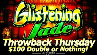 Konamis Glistening Jade Slot Machine for Throwback Thursday at Yaamava Casino [upl. by Ponzo572]