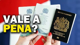 VANTAGENS DE TIRAR O PASSAPORTE BRITÂNICO  VALE A PENA [upl. by Ennairod945]