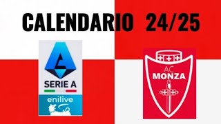 CALENDARIO SERIE A ENILIVE 20242025 MONZA [upl. by Aikyt]