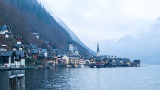 Hallstatt Austria  Hallstatt in winter times  Hallstatt foggy weather  Hallstatt mit Kinder [upl. by Nylidam]