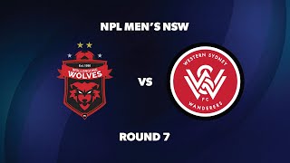 NPL Men’s NSW Round 7 Wollongong Wolves FC v Western Sydney Wanderers FC [upl. by Xavler216]