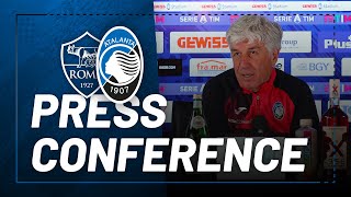 32ª SerieATIM  RomaAtalanta  La conferenza stampa di Gian Piero Gasperini [upl. by Ordnasela]