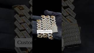 Pass Diamond Tester Moissanite Cuban Chain moissanite moissanitejewelry [upl. by Ofori]