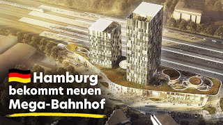 Deutschlands neue MegaBahnhöfe Übertrifft Hamburgs Hauptbahnhof alles [upl. by Ekul]