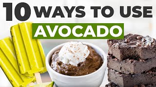 10 Recipes that use Avocado ON THE KETO DIET [upl. by Yong]