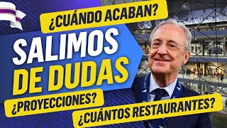 🚧 ¿CÓMO ILUMINARAN EL ESTADIO ¿MEJORES RESTAURANTES Obras del Santiago Bernabéu [upl. by Soalokcin]