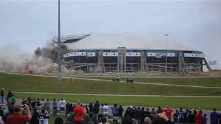 Texas Stadium Demolition [upl. by Kerwon733]