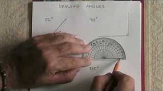 Drawing Angles With a Protractor [upl. by Egoreg]