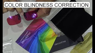 UNBOXING COLOR BLINDNESS GLASSES PILESTONE TP029 CLIPON [upl. by Womack]