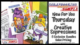 New 4 You Thursday featuring Creative Expressions New amp Exclusive Value Priced Bundles only at SMS [upl. by Arabella918]