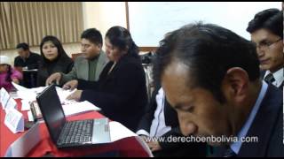 Derecho Bolivia Audiencia de Medidas Cautelares Parte I [upl. by Rokach]