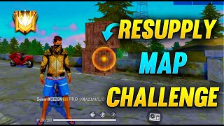 Only Resupply Map Challenge  Mobile Gameplay  Free Fire  Desi Gamers [upl. by Ideih]