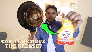 EasyOff Kitchen Degreaser Grease Removing Test [upl. by Alyekahs]