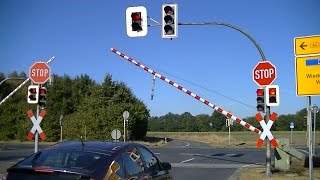 Spoorwegovergang Beelen D  Railroad crossing  Bahnübergang [upl. by Elaynad]