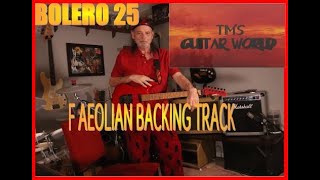 Bolero 25 F Aeolian backing track 2020 [upl. by Weisburgh]