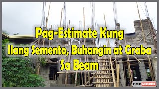 Pagestimate ng Semento Buhangin at Graba sa Beam [upl. by Chelsea]