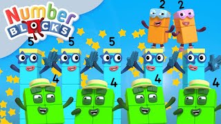 Learn Division  40 Minutes of Division  Maths for Kids  Numberblocks [upl. by Cioban]