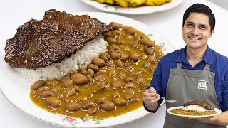 A LO ECUATORIANO  POLLO FRITO CON MENESTRA DE LENTEJA Y ARROZ [upl. by Sedda]