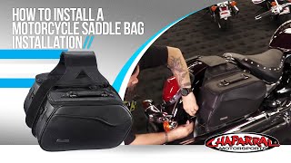 How to Install a Motorcycle Saddlebag Installation Tutorial  ChapMotocom [upl. by Assil]