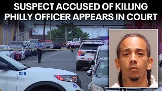 Suspect accused of killing Philadelphia officer to appear in court [upl. by Nyrhtakyram926]