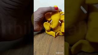 Turmeric pillayar  Ganesh making at home How to make Turmeric ganpati idol pillayartrendingreel [upl. by Medora812]