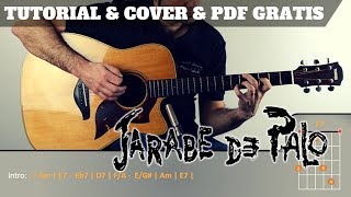 LA FLACA  Jarabe de Palo  PDF GRATIS  TUTORIAL  COVER [upl. by Ennayar]