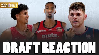 2024 NBA Draft Reaction  The Lottery [upl. by Aronel]