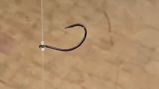 How to tie a drop shot hook  quick and easy [upl. by Aelak]