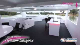 Platinum Indulgence Houseboat  All Seasons Houseboat Mildura [upl. by Yenetruoc]