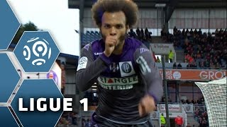 Goal Martin BRAITHWAITE 28  FC Lorient  Toulouse FC 01  FCL  TFC  201415 [upl. by Alekal]